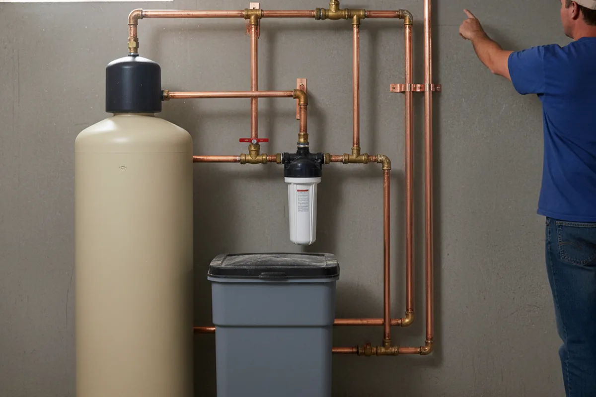 Whole-house water treatment system installed in Ary